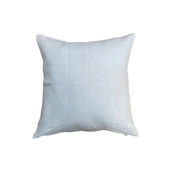 Pellava tyynynp&auml;&auml;llinen 45x45cm vaaleansininen